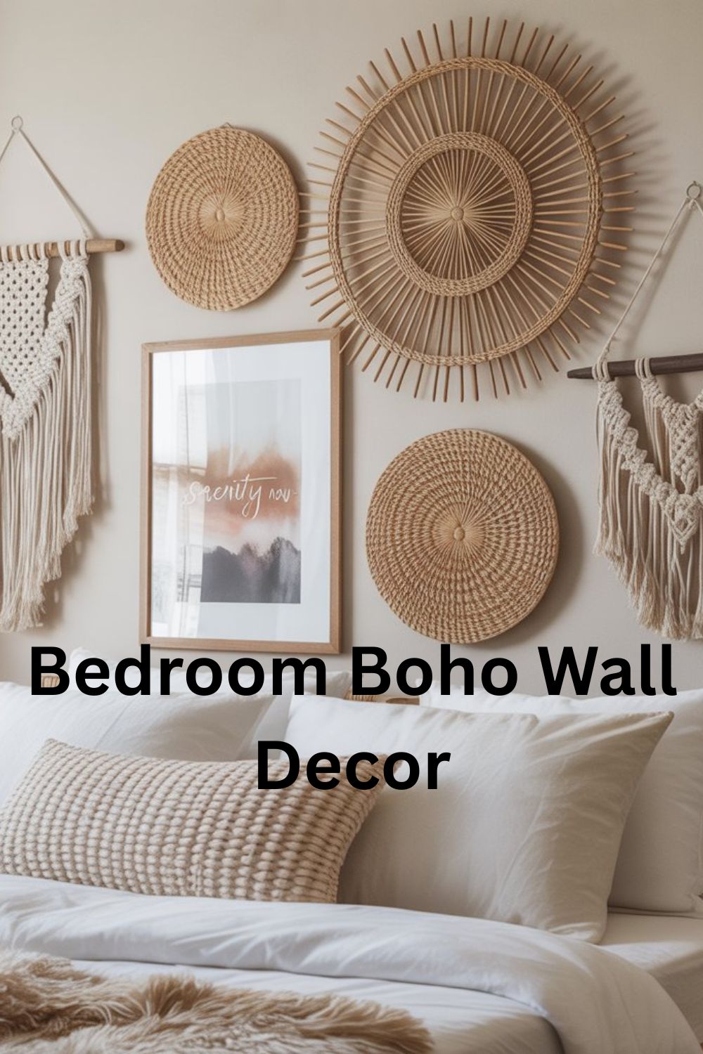 bedroom boho wall decor