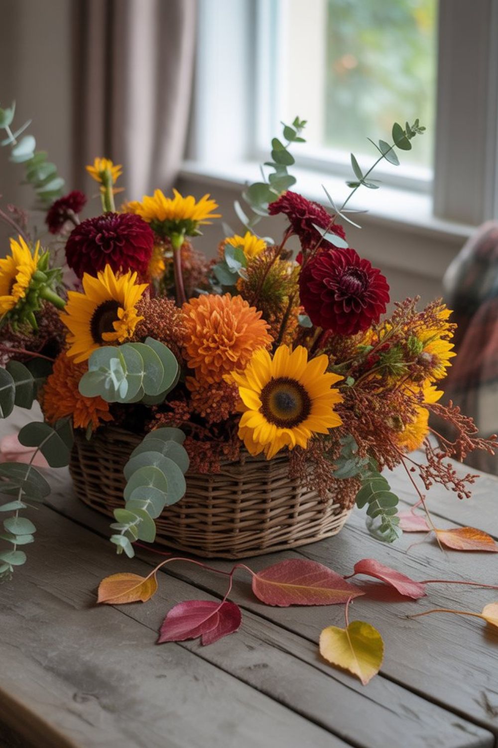seasonal floral arrangement