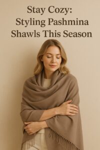 stay cozy styling pashmina shawls this season