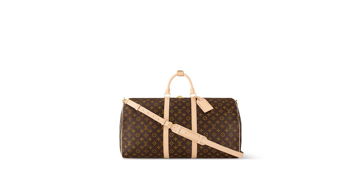 louis vuitton's keepall bandoulière monogram canvas