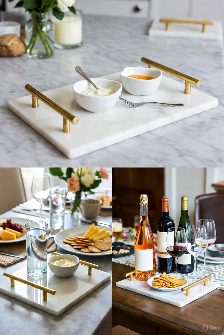 stunning marble tray