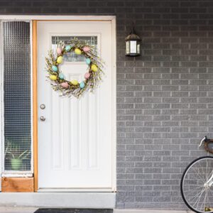 22 Easter Wreath Farmhouse Front Door Spring Decoration