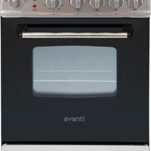 avanti 20 electric range oven compact freestanding with 4 coil burners