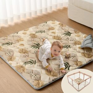 blissful diary baby play mat for floor 50x50 playpen mat