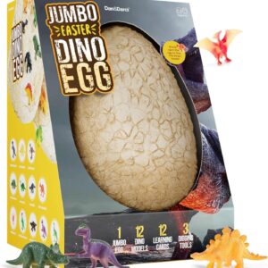 dan&darci jumbo dino easter egg – unearth 12 surprise dinosaurs!
