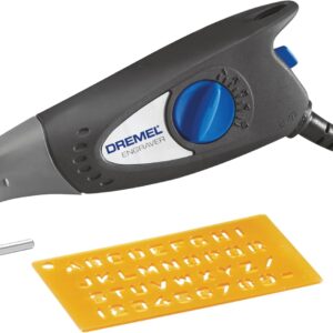 dremel 120 volt engraver rotary tool with stencils precision engraving for diy & crafts (290 02)