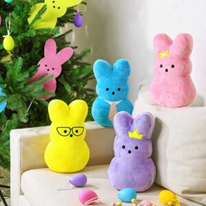 Easter Bunny Rabbit Throw Pillow Ultra Soft Plush Peep Cushion