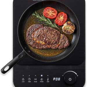 Elite Gourmet EIND57B SlimStore Induction Cooktop Ultra-Thin 2" Profile