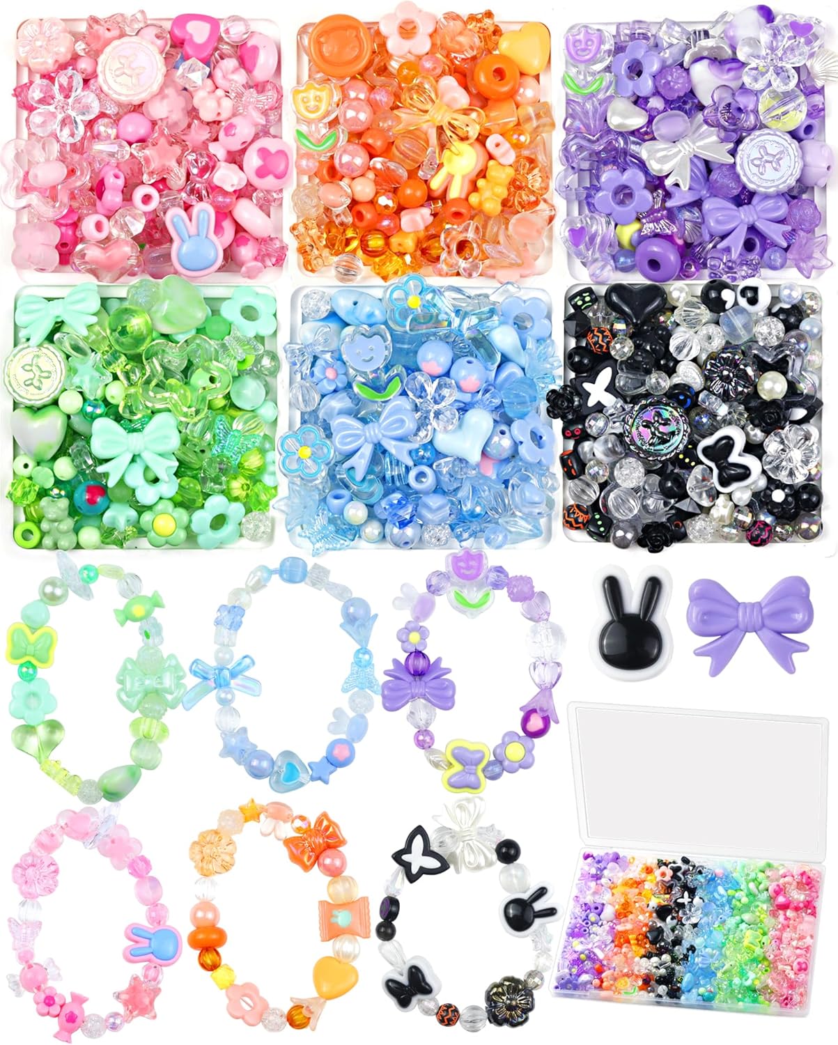 fiveizero 450 piece kawaii acrylic beads assortment fiveizero 450 piece kawaii acrylic beads assortment