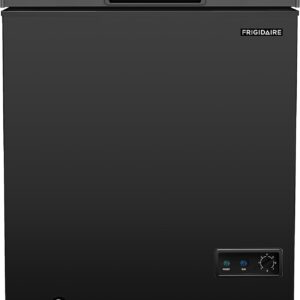 frigidaire efrf5003 black chest deep freezer 5.0 cu. ft. garage ready freezer