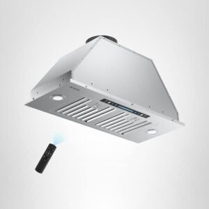 iktch 30 built in/insert range hood 900 cfm powerful ventilation with gesture & touch control
