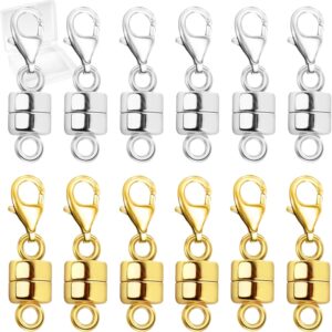 mkcyd magnetic necklace clasp with lobster clasp 14k gold & silver