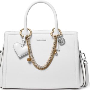 michael kors laila medium satchel – polished everyday elegance