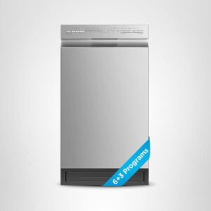 midea mdf18a1ast built in dishwasher 8 place settings, stainless steel tub