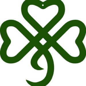 resaco st. patrick’s day shamrock wreath – lucky celtic green decor