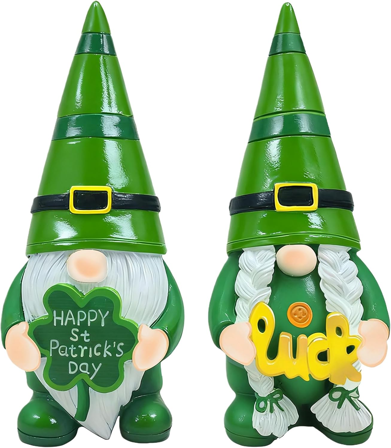 st. patrick’s day decor – 2 piece irish gnomes figurines (4” resin leprechauns) st. patrick’s day decor – 2 piece irish gnomes figurines (4” resin leprechauns)