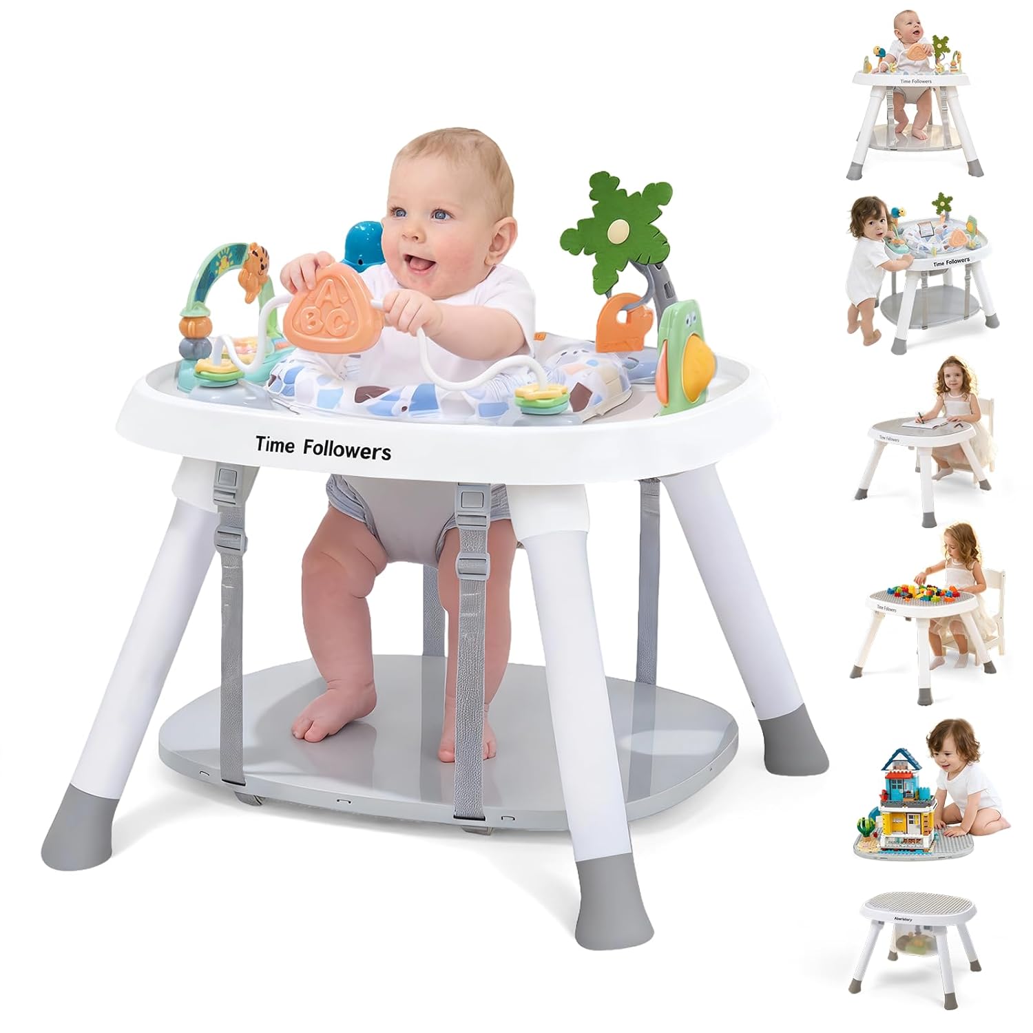 Time Followers® 6-in-1 Baby Activity Center (White) Time Followers® 6-in-1 Baby Activity Center (White)