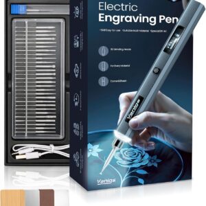 vanlgs engraving pen cordless led engraver kit with 31 bits & 5 speeds