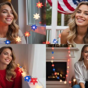 Red-White-Blue-Star-String-Lights