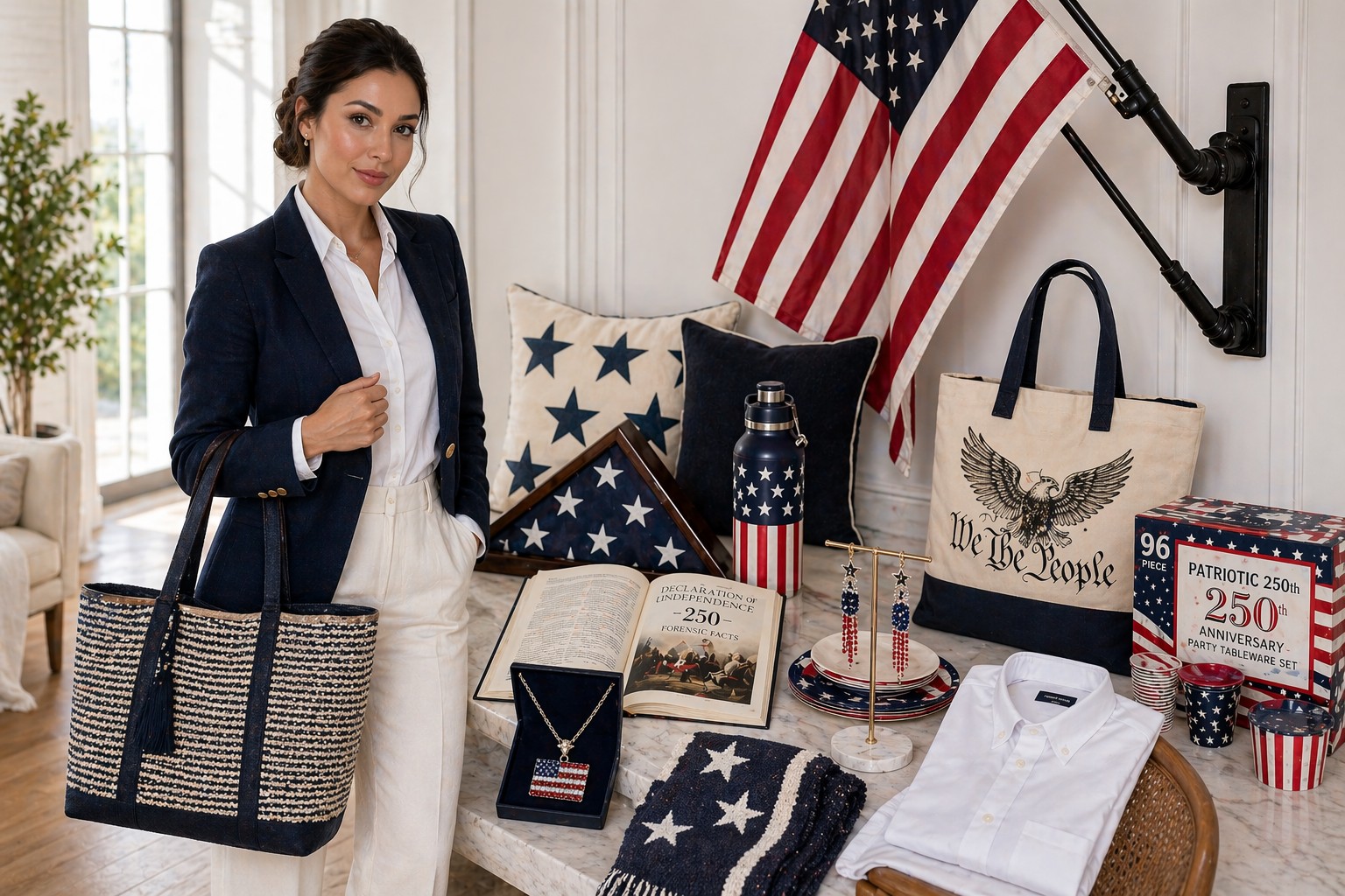 the flag day elevated edit — 10 refined amazon finds for america’s 250th year