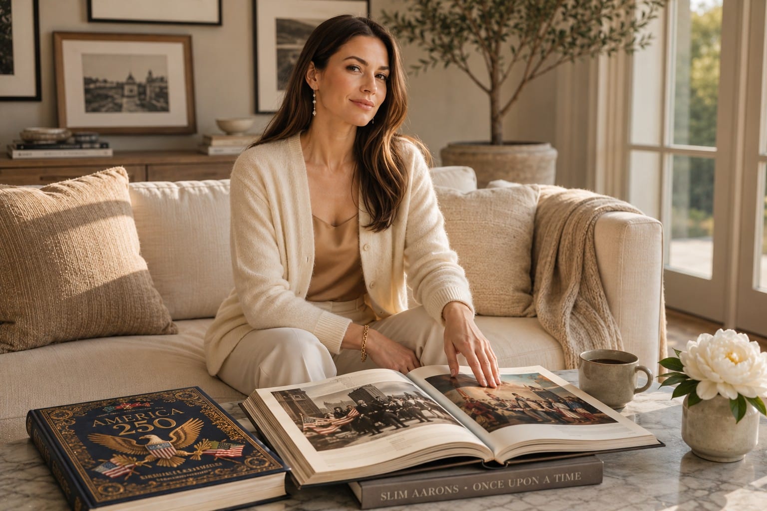 Luxe Lexi quiet luxury accessible investment America 250 commemorative coffee table book heirloom hardcover America's 250th Anniversary Semiquincentennial 1776 2026 living room considered spending decade-long conversation anchor