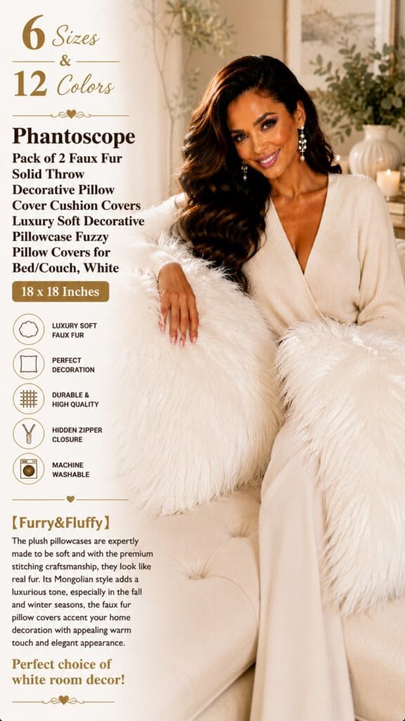 The Phantoscope Faux Fur Covers: The Plush Texture That Makes a Room Cozy-Glam phantoscope product image overlay