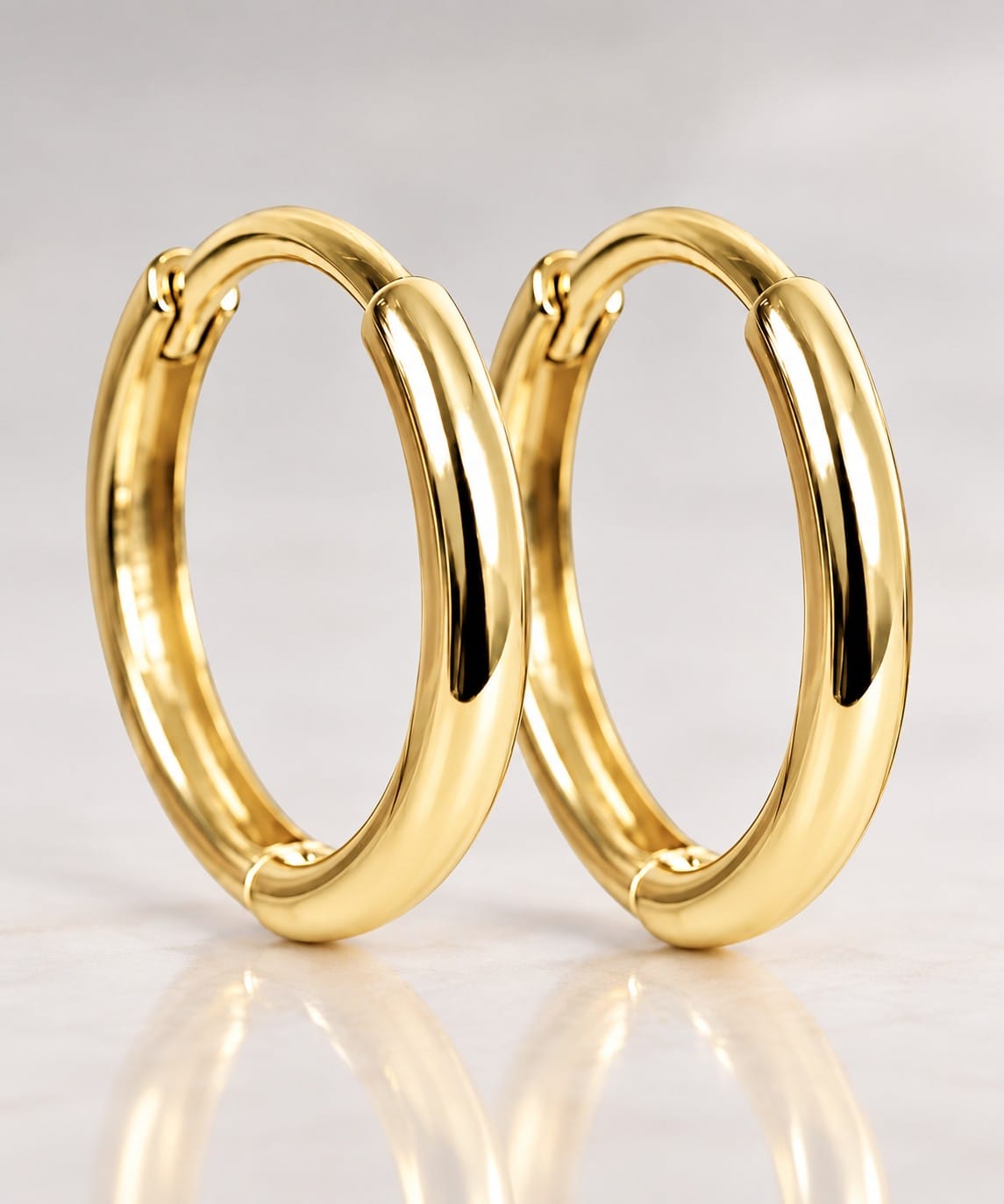 Fine Earrings Gifts for Her: Diamond, Moissanite and Solid Gold, Honestly Compared Kira Riley 14K gold huggie hoops in three sizes