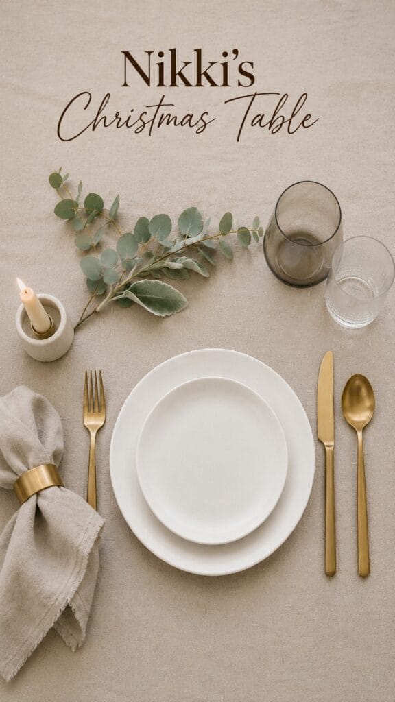 nikkis xmas table