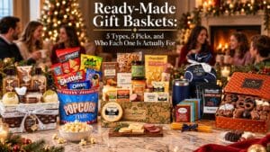 Ready-Made Gift Baskets: 5 Types, 5 Picks, and Who Each One Is Actually For ready made holiday gift basket guide